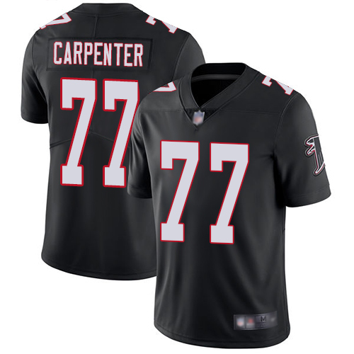 Atlanta Falcons Limited Black Men James Carpenter Alternate Jersey NFL Football 77 Vapor Untouchable